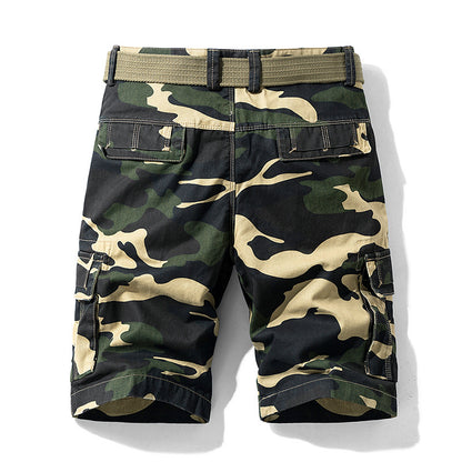 Camouflage Five-Point Loose Breathable Casual Shorts