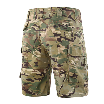 Breathable camouflage bag shorts