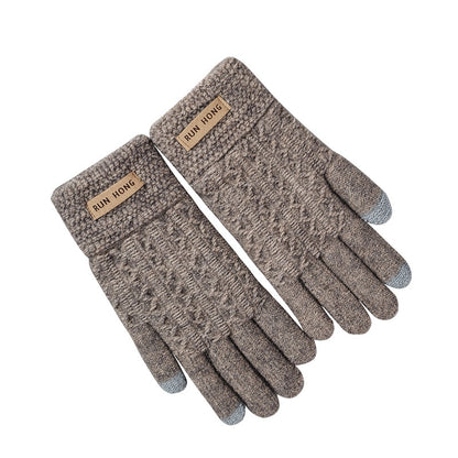Cold Protection Thick Touch Screen Fleece-lined Gloves