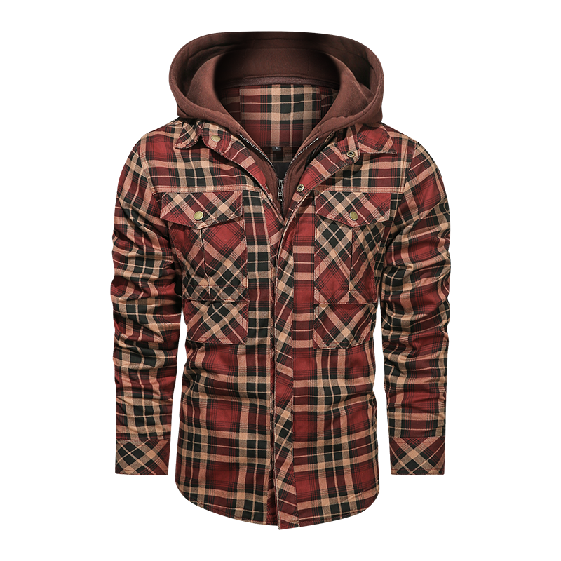 Warm Fleece Thick Winter Detachable Hoody Jacket