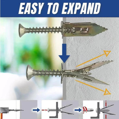 10 Pack of Self Drilling Anchors Screws for Drywall