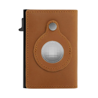 RFID Men's Wallet Leather Wallet Air Tag