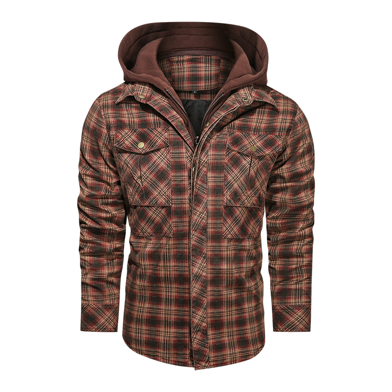 Warm Fleece Thick Winter Detachable Hoody Jacket