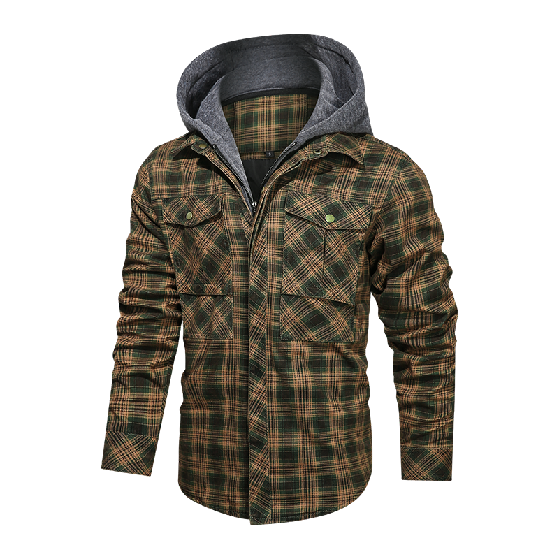 Warm Fleece Thick Winter Detachable Hoody Jacket