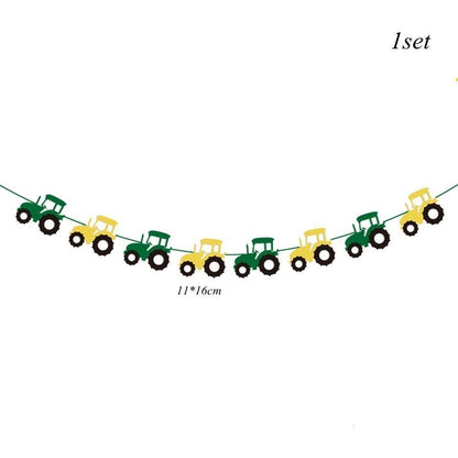 Excavator Cupcake Topper /  Construction Tractor Cake Topper / Table Decor Birthday Party / Party Supplies