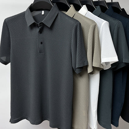 Ice Silk Short Sleeve Polo Shirt