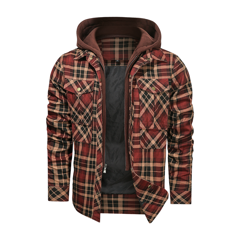 Warm Fleece Thick Winter Detachable Hoody Jacket