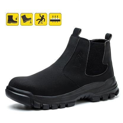 Anti-Smashing And Anti-Penetration Steel Toe Work Boots