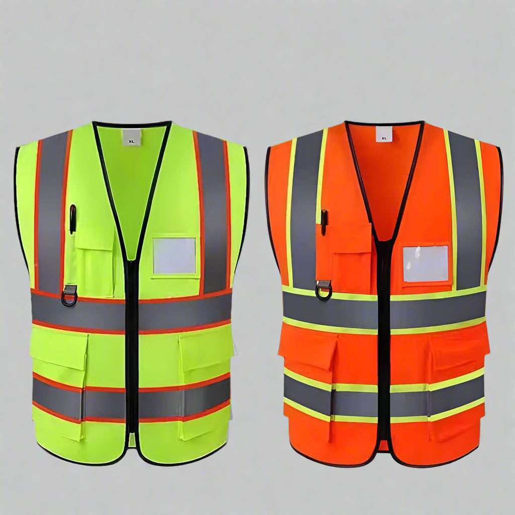 Multi-pocket Building and Construction High Visibility Safety Vest