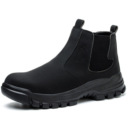 Anti-Smashing And Anti-Penetration Steel Toe Work Boots