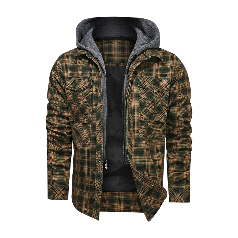 Warm Fleece Thick Winter Detachable Hoody Jacket